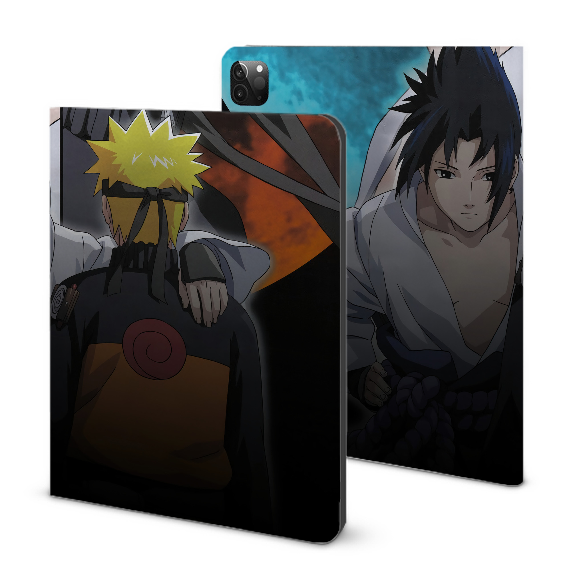 （画像用） NARUTO -ナルト- NARUTO -ナルト- 疾風伝 IPadケース ペンホルダー付き ブックスタイルデザイン